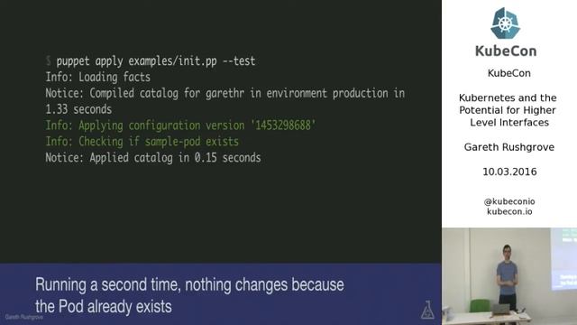 Day 1: Kubernetes and the Potential for Higher Level Interfaces; KubeCon EU 2016 смотреть онлайн