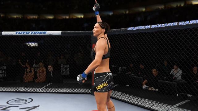 UFC 4 Минимальный вес Женщины 2 тур Rose Namajunas (США) - Amanda Ribas (Бразилия) смотреть онлайн