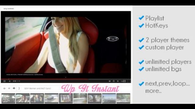 Preview WordPress YouTube Instant Player смотреть онлайн