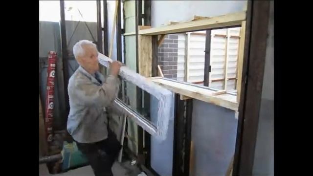 Как построить дом своими руками и вставить окно при строительстве дома. смотреть онлайн