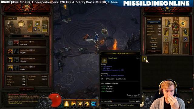 Diablo 3 Monk Gameplay | First HARDCORE Character | Season 9 LIVESTREAM Part 3 смотреть онлайн