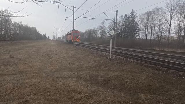 ТЭП70Бс с резервом проходит на Минск смотреть онлайн