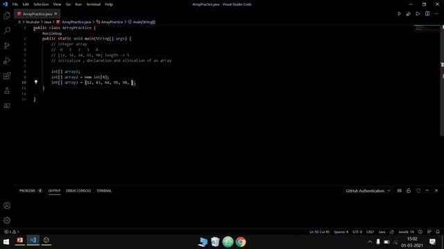 Arrays in Java | Module 01 | Hindi | Core Java concepts practice session смотреть онлайн