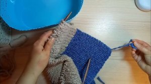 Шапка Denim резинкой 1х1 прямым полотном. Как закрыть макушку .