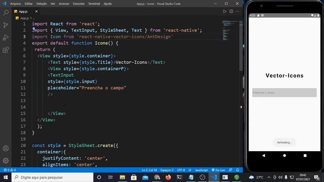 Como usar Ícones no React-Native | Vector-icons смотреть онлайн