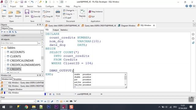 Программирование в PL/SQL (ORACLE) Урок 1 (часть 2 из 3) / Илья Хохлов смотреть онлайн