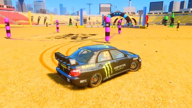 GTA IV - AMAZING Drifting Gymkhana (Subaru Impreza ) смотреть онлайн