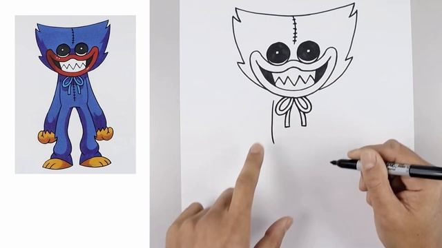 Как нарисовать Хаги Ваги / учимся рисовать Хаги Ваги смотреть онлайн