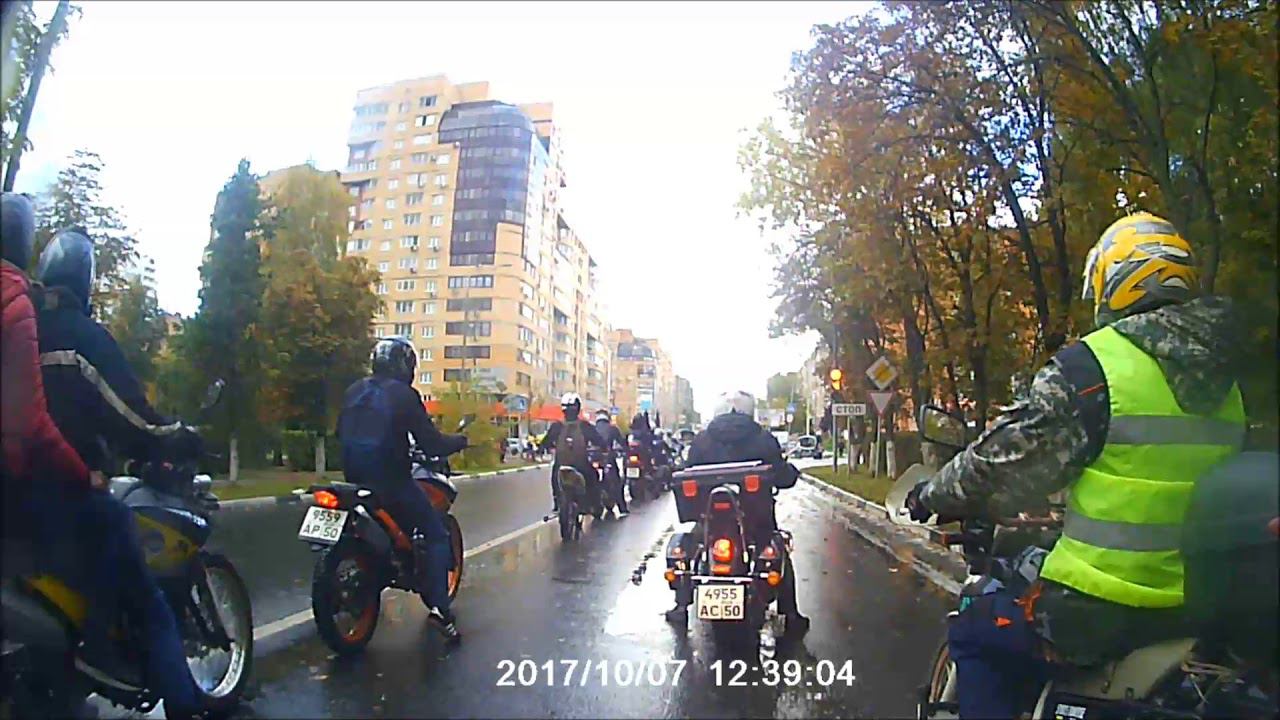 Закрытие мотосезона 2017 г.Железнодорожный (Ночные волки) смотреть онлайн