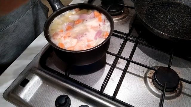 Clam Chowder суп クラムチャウダー