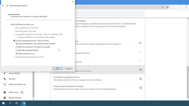 ? Export the Digital Certificate from Google Chrome (in Spain) смотреть онлайн