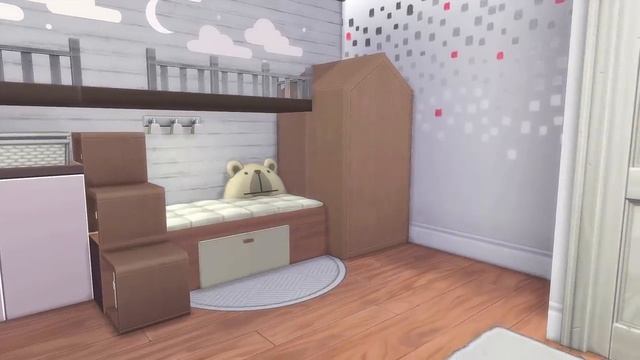 Base Game: Family Art House with ?Workshop | No CC | The Sims 4 | Stop Motion смотреть онлайн