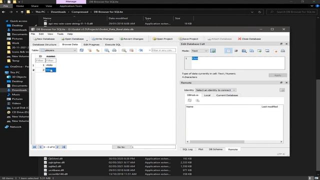 How to store data from Godot To SQLite database смотреть онлайн