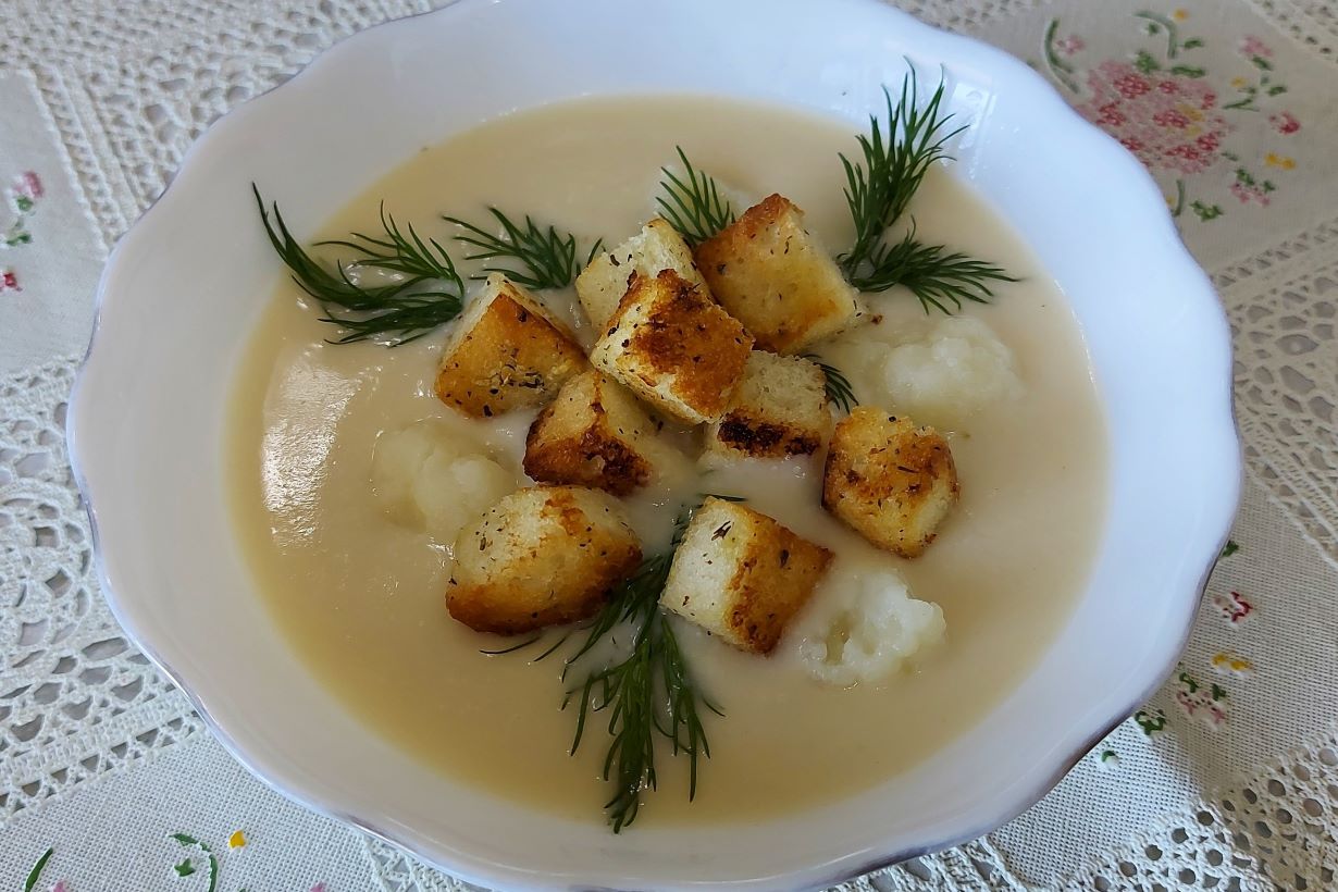 Суп - пюре из цветной капусты Очень вкусный смотреть онлайн