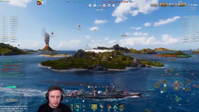 Khabarovsk - The new improved heal is very nice - World of Warships смотреть онлайн