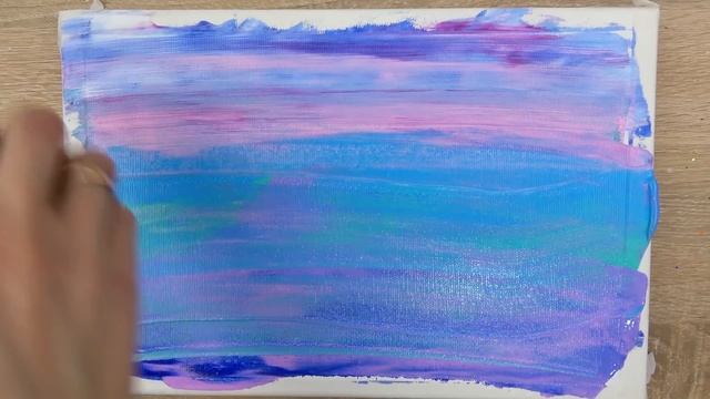 How to Draw Easy Acrylic Moonlight Landscape｜Painting Tutorial смотреть онлайн