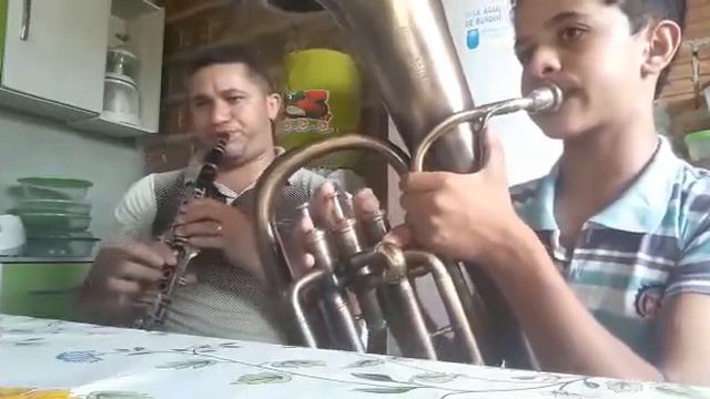 larghetto mosso lição do Bona harmonizada para clarinete e bombardino смотреть онлайн
