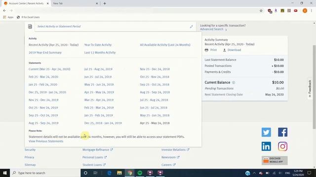 How to extract Discover credit card transactions as Excel file смотреть онлайн