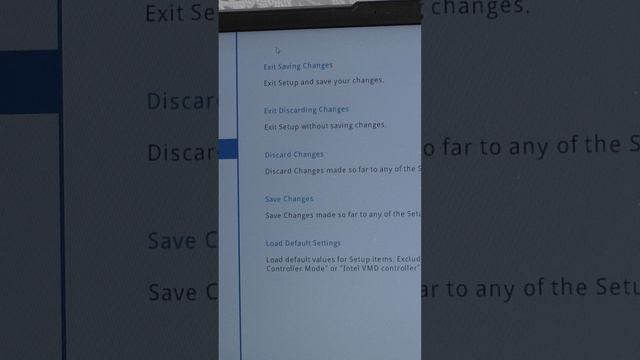 Как сохранить настройки BIOS на ноутбуке.Exit Save Changes смотреть онлайн