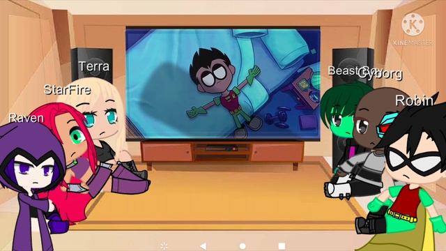 Teen Titans react to their sad moments смотреть онлайн