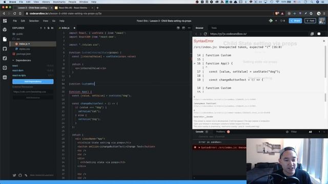 React Bits #3 | React Gotcha - Child State setting via props смотреть онлайн