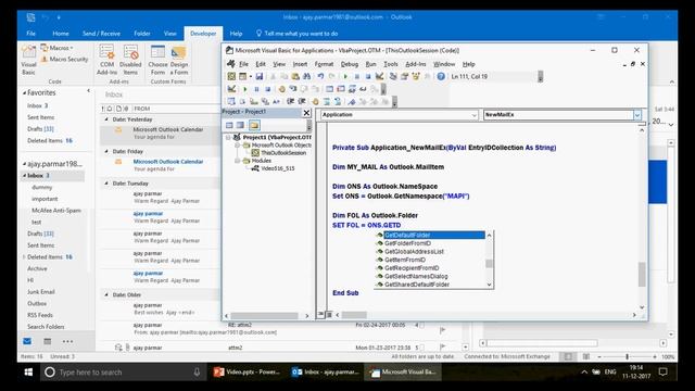 Learn Excel Video 517 - VBA - Move fresh email in sub folder automatically смотреть онлайн