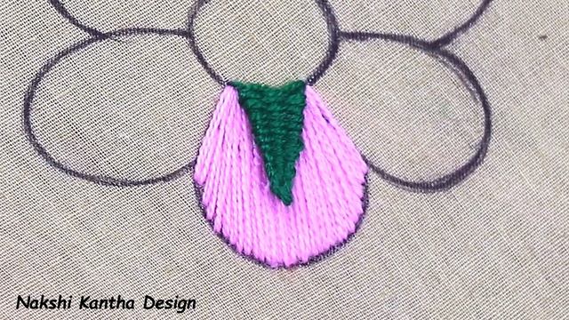 very simple and easy but creative flower embroidery tutorial using new needle point art embroidery смотреть онлайн