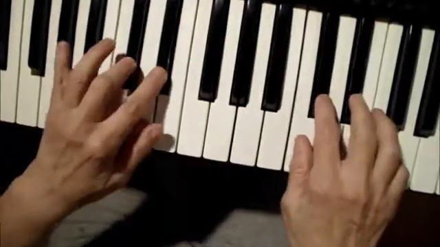 Учимся играть на пианино двумя руками.#Гамма Фа минор смотреть онлайн