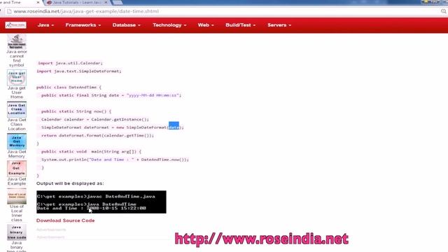 How to get date and time in Java? смотреть онлайн