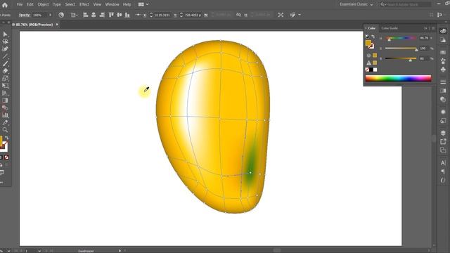 How to use the Gradient Mesh Tool in Illustrator #gradient #adobeillustrator смотреть онлайн