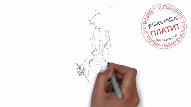 Как нарисовать девушку карандашом поэтапно Учимся рисовать девушку смотреть онлайн