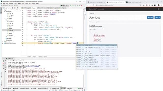 Python REST API #06 How to add new entry in database using post method in django смотреть онлайн