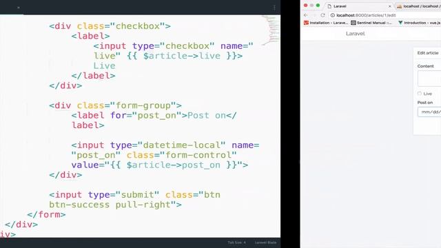 Laravel 5.3 tutorials #36 Social Network CRUD Edit смотреть онлайн