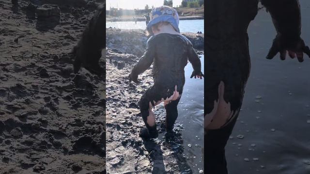 Мажемся грязями в озере Тузлучное (грязевое) Соль Илецк август 2023 смотреть онлайн