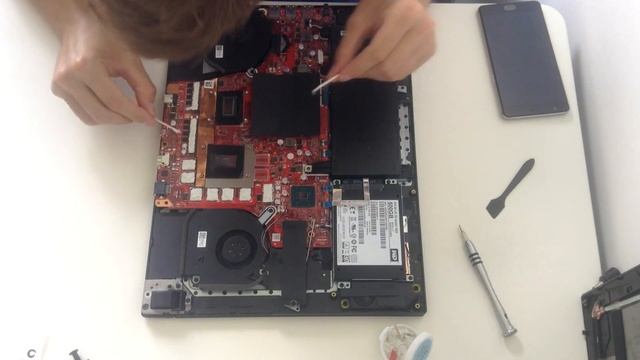 Замена термоинтерфейса на Asus rog strix g531gu смотреть онлайн