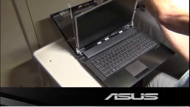 Laptop screen replacement / How to replace laptop screen Asus N53 SV смотреть онлайн