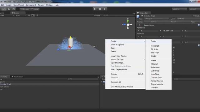 Unity 3D Rocket Ateşleme (addForce) смотреть онлайн