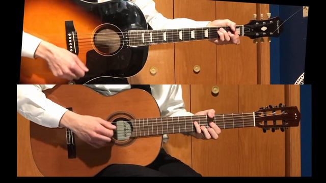 Till there was you (studio version) - Guitar tutorial (HD) - Epiphone Ej160e - Cordoba C7 смотреть онлайн