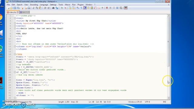 How to make a php chat script смотреть онлайн