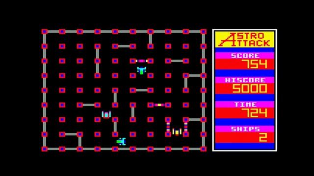 Amstrad CPC Games - Astro Attack смотреть онлайн
