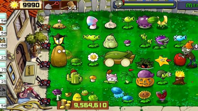 Plants vs Zombies Survival day || Plants vs zombies mod menu || PvZ hack Ep 70 смотреть онлайн