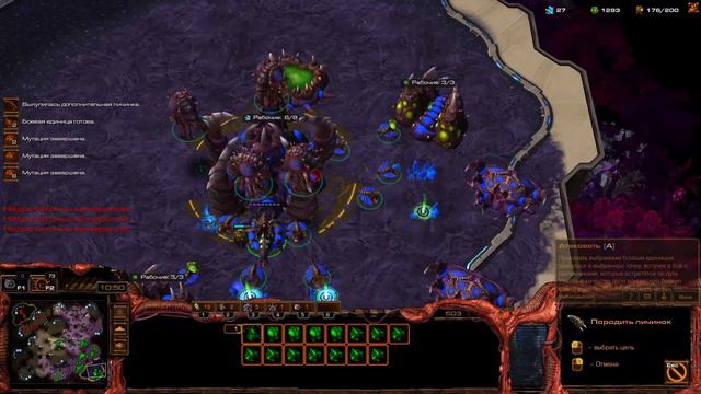 StarCraft 2 - игра за зергов на уровне 3500ММР+ - 5 дней не играл (потерял форму ) смотреть онлайн