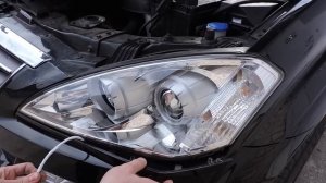Ssang Yong Kyron. Как снять фару на Ssang Yong Kyron. Снятие фары Kyron. Как снять переднюю фару.