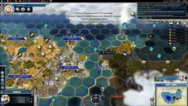 Civilization V G&K Multiplayer Game 035 NQ 6 Player FFA: Sweden (Gameplay/Commentary) Part 2/5 смотреть онлайн