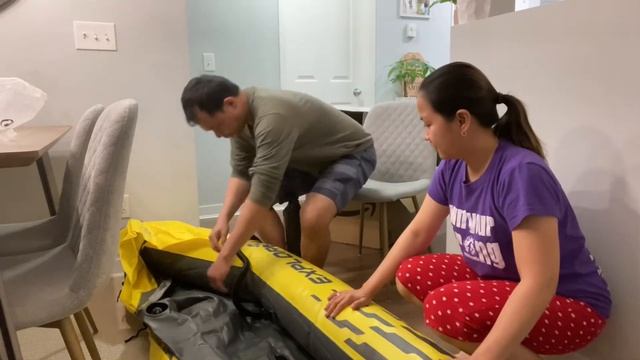 INTEX EXPLORER K2 KAYAK UNBOXING AND FIRST IMPRESSION | Apple Fel смотреть онлайн