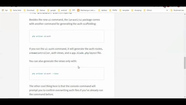 Install Fresh Laravel 6 dan auth смотреть онлайн