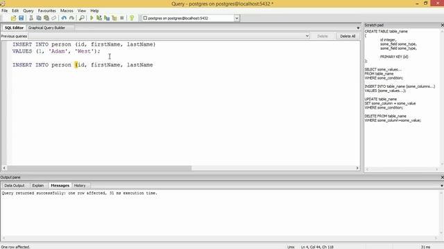 Introduction to SQL with PostgreSQL and pgAdmin III (pgAdmin 3) смотреть онлайн