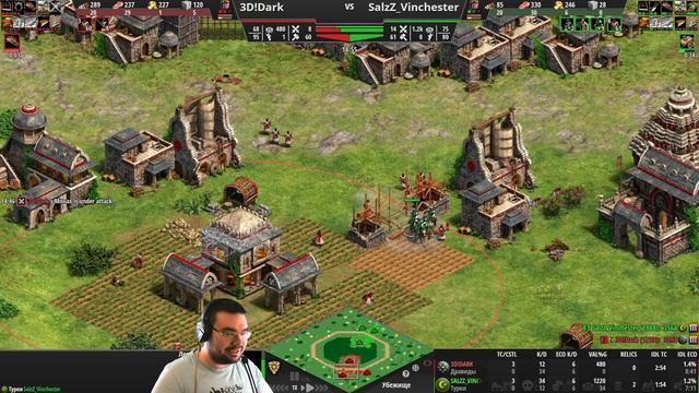 Устроили свой Redbull Wololo Legacy с Vinchester и dark Age of Empires II DE смотреть онлайн