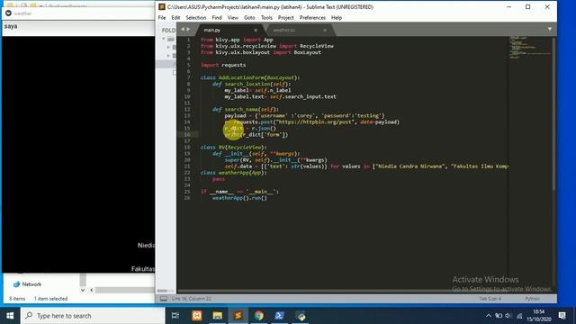 POST DATA JSON | Belajar bahasa python смотреть онлайн