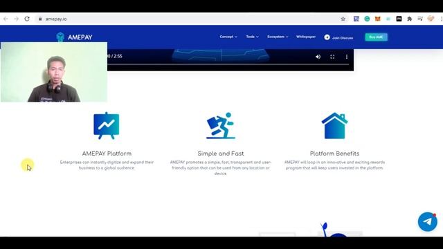 AMEPAY NEW GENERATION CRYPTO PAYMENT, GET FREE AME смотреть онлайн